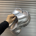 9cm thick sole slippers for women summer 2025new arrivaleasiest for matchoutwearsummer sandals and slippers for students to increase height