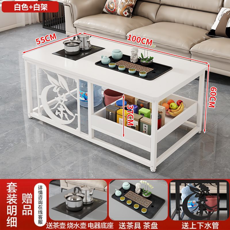 New arrival coffee table tea table for home living room casual office tea table simple with water kettle tea table complete set all-in-one