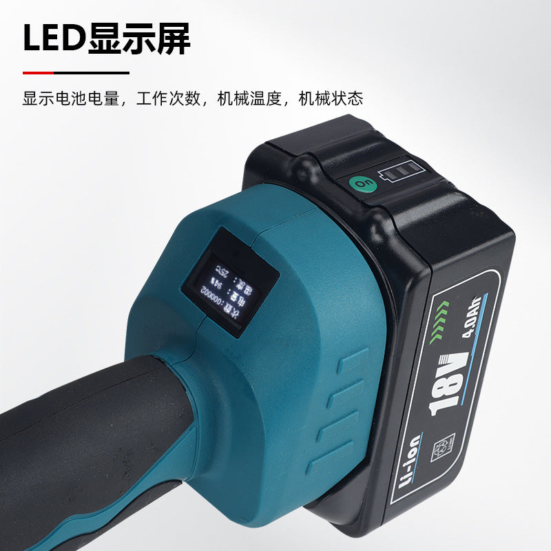 Charging Hydraulic Punching Machine EB-20 Angle Iron Angle Steel Plate Punching 6mm Portable Punch Small Lithium Battery