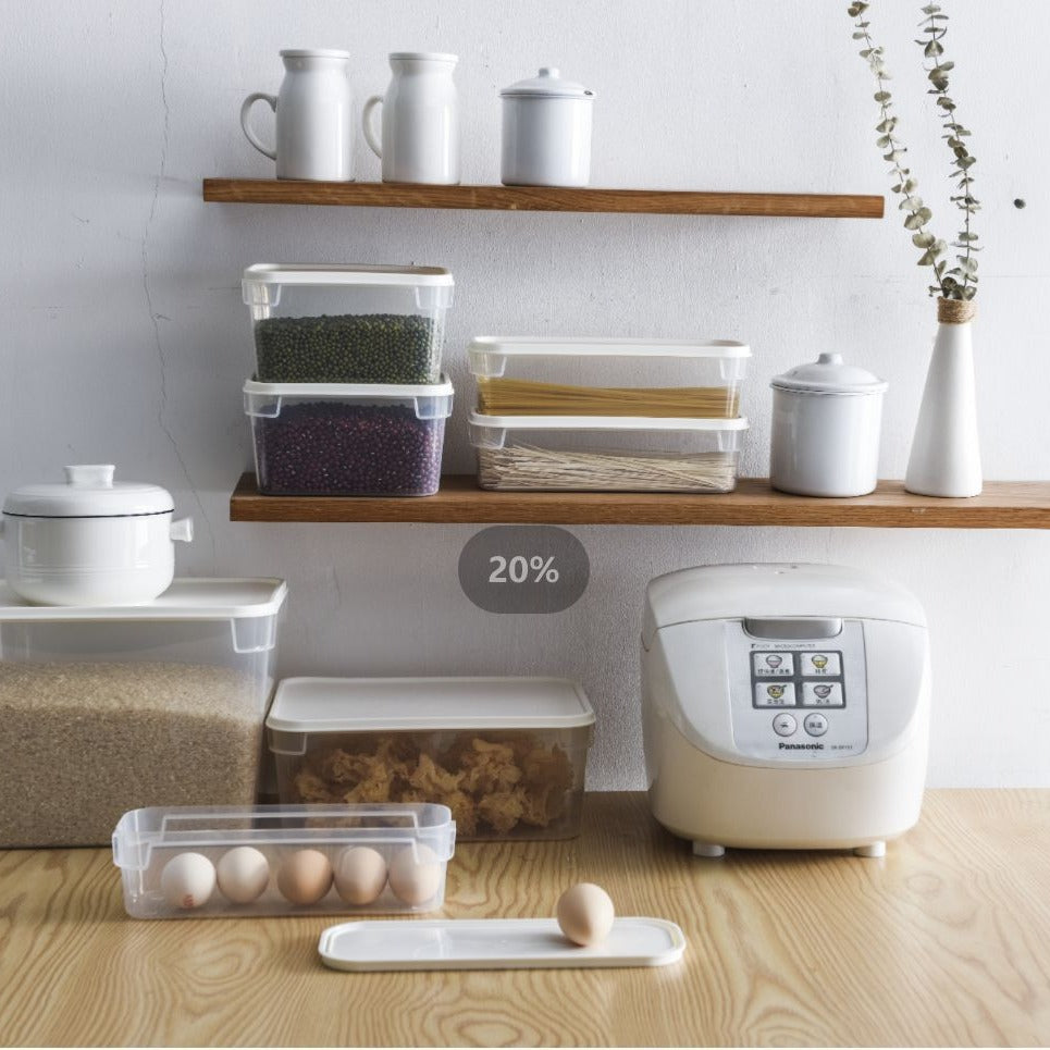 PP kitchen plastic crisper, refrigerator storage, simple European style, sub-packaging, no odor, high value of food storage