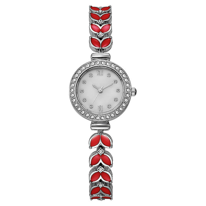 new arrivalcolorful mermaid fashioncasualeasiest for match women's epoxy bracelet watch women's diamond quartz watch