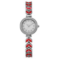 new arrivalcolorful mermaid fashioncasualeasiest for match women's epoxy bracelet watch women's diamond quartz watch