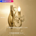 American bedside bedroom wall lamp french living room study aisle staircase high-end crystal lamp
