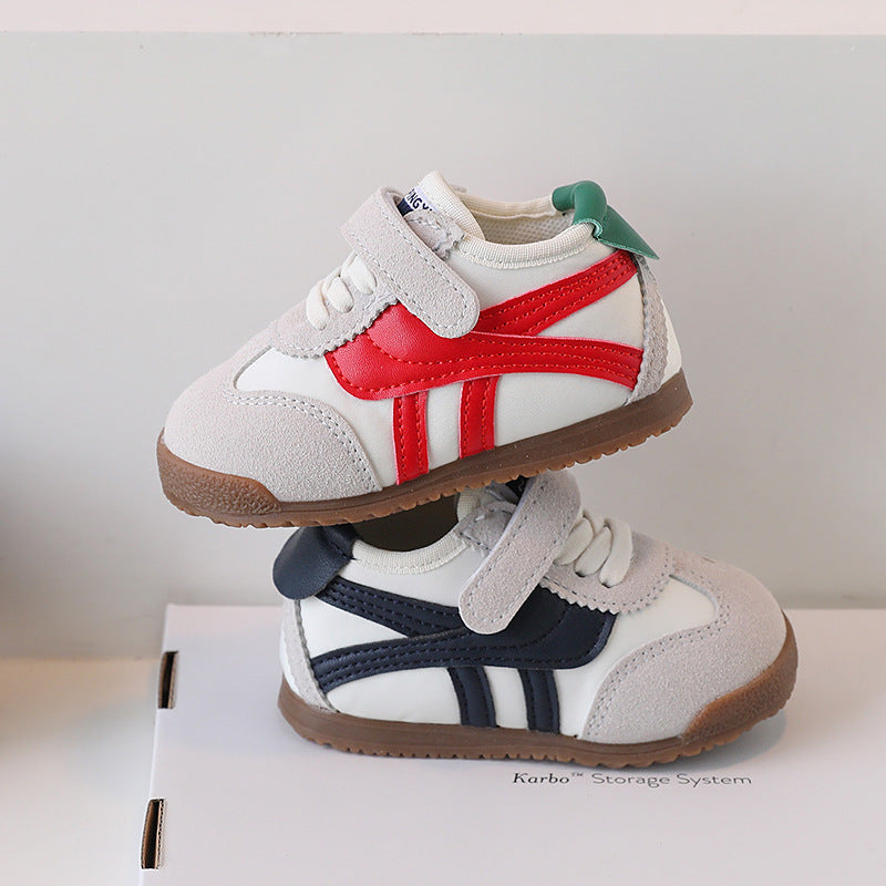 【clearance sale】korean style kids' sneakers: boys' agnes shoes, girls' german army trainers, trendy baby shoes