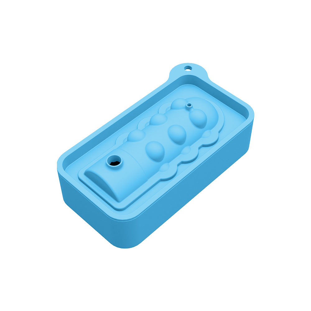 Factory custom creative silicone ice grid mold with self-sealing funny ice cube mold summer ice making mold