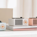 Album cd player retro record player wireless bluetooth speaker home mini stereo birthday gift for her