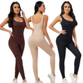 Yoga wear fitness one-piece fitness wear backless hip lift slimming look pants women's sports body training air wholesale