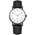 Factory direct luminous women's watch - minimalist digital leather strap quartz wristwatch - unisex casual watch for her