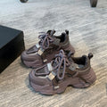 Mesh dad shoes women's thick soleplatform shoes 2025 spring new arrivaleasiest for matchbest sellingpetitesheight increasingcasual women's shoes