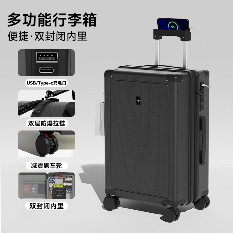 New 28-inch large-capacity trolley case 20-inch small travel password boarding case multi-function universal wheel suitcase