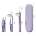 Rechargeable children's luminous ear scoop, baby ear scoop with light, ear tweezers, nose clip, ear picking tool, portable