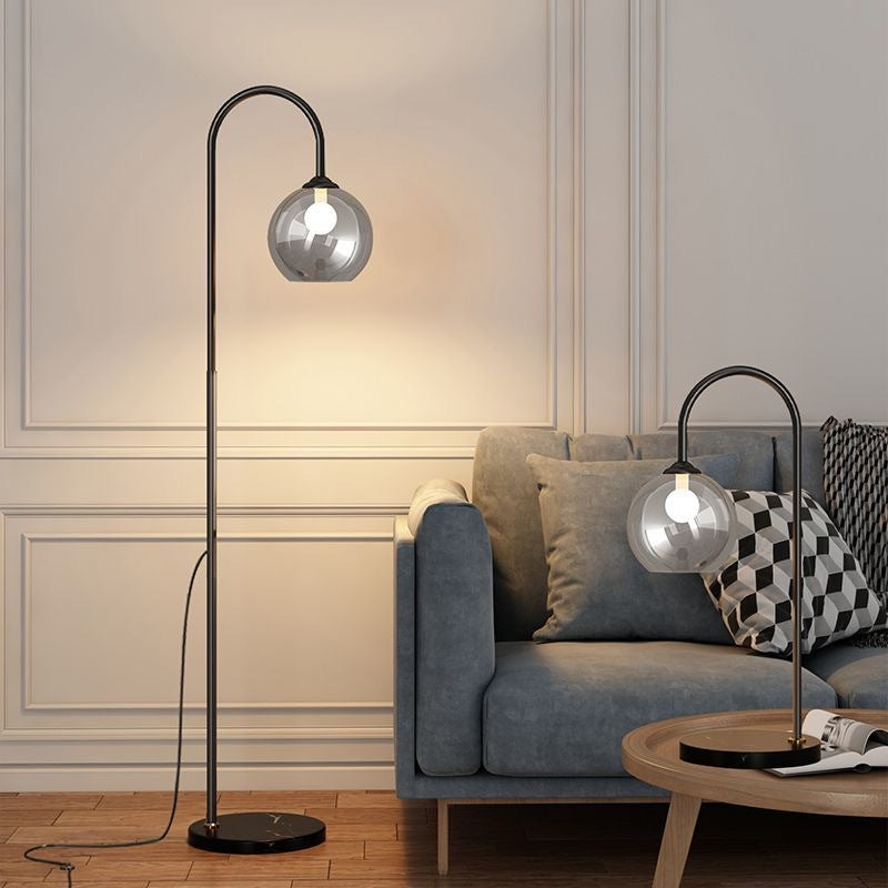 Vertical flower floor lamp living room sofa bedroom bedside classy atmosphere popular good-looking reading lamp