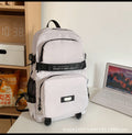 Backpack casual urban style classy school bag junior high school student school bag work clothingcasual travel couple college student school bag