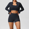 cloud-feeling yoga brushed bra sports outwearcasual pilates running fitness yoga clothes three-piece set
