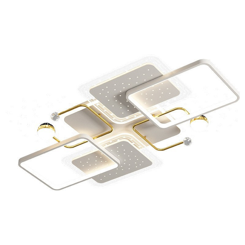 Modern living room light 2024 new simple atmosphere light luxury starry sky ceiling main light Guangdong Zhongshan lighting package