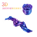 Spiral rose decompression purple 5*5cm
