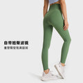 Dianqian new arrival high waist nude yoga pants for women silmslimming look training fitness sports nine-point pants s2082