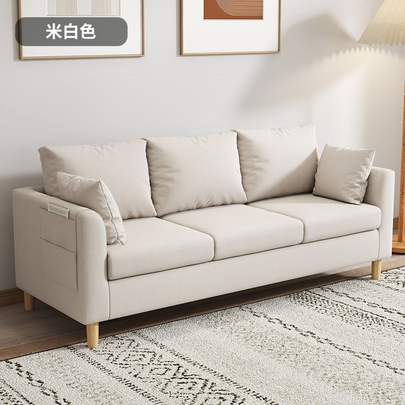 Bedroom double sofa small apartment scandinaviancasual modern economical rental house living room popular small sofa
