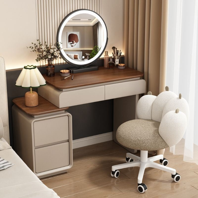 Cosmetic table bedroom medieval style casual modern dressing table chest of drawers all-in-one bedside dressing table accessible luxury cosmetic table