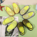 New eco-friendly crystal material eva clogs for boys and girls, jelly sandals and slippers, non-slip thick sole, comfortable wholesale