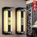 New outdoor solar wall lights - waterproof garden lighting for home, hotel, and courtyard use - perfect for mounting on both sides of gates