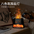 natural salt stone flame aromatherapy machine essential oil office for homeusb rock aromatherapy diffuser air humidification