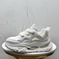 Popular men's shoes winter breathable mesh casual hidden heel dad shoes youth running shock-absorbing sports shoes