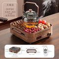 Stove tea making suitfor home tea set glass water kettle electric ceramic stove tea maker indoor courtyard multifunctional oven