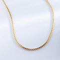 Gold stainless steel necklace women's fashion simple easiest for match thin chain fashion cross-border titanium steel jewelry clavicle chain