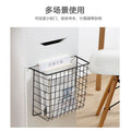 Multifunctional under-shelf hanging basket organizer for kitchen cabinets, closet dividers, and wardrobe storage - portable and removable