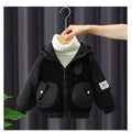 Fleece-linedoutwearnew arrival style kids wear autumn winterthickenedjacket baby winter clothes handsome winter