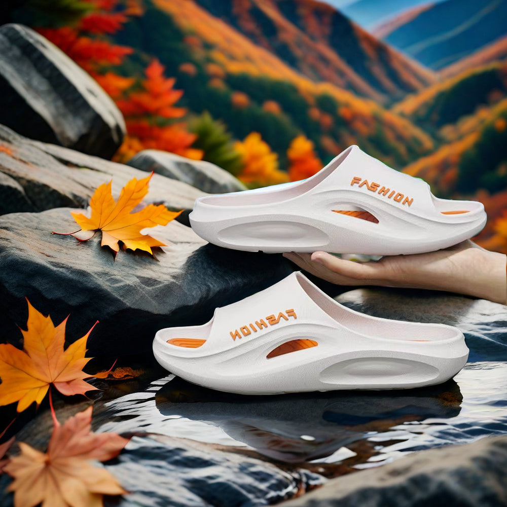 New men's slippers - summer thick-soled, cloud-like comfort, indoor/outdoor beach sandals, anti-slip, wholesale