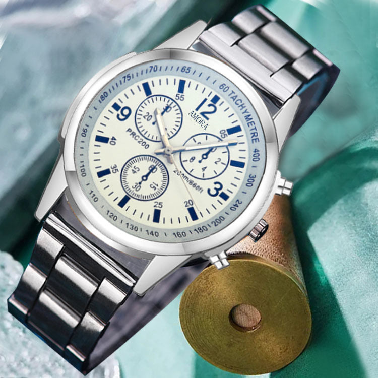 New fashion business leather belt watch for men, student geneva quartz wristwatch, men's watches - in stock & wholesale