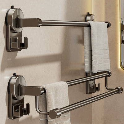 Suction cup towel rack, punch-free towel rack, bathroom punch-free bathroom suction cup bath towel storage rack