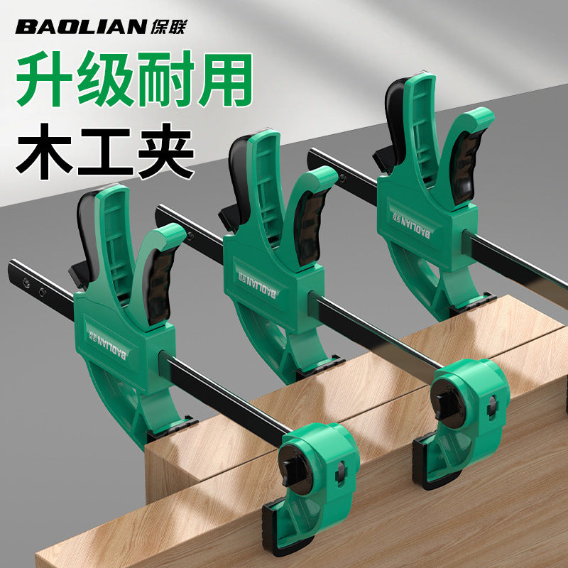 Baolian woodworking clamp f clamp fixed fixture clamp strong fast powerful clamp right angle wood board slotter tool