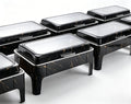 New stainless steel restaurant hotel wedding hydraulic marble insulated pot 9l fuel oil heated food warmer