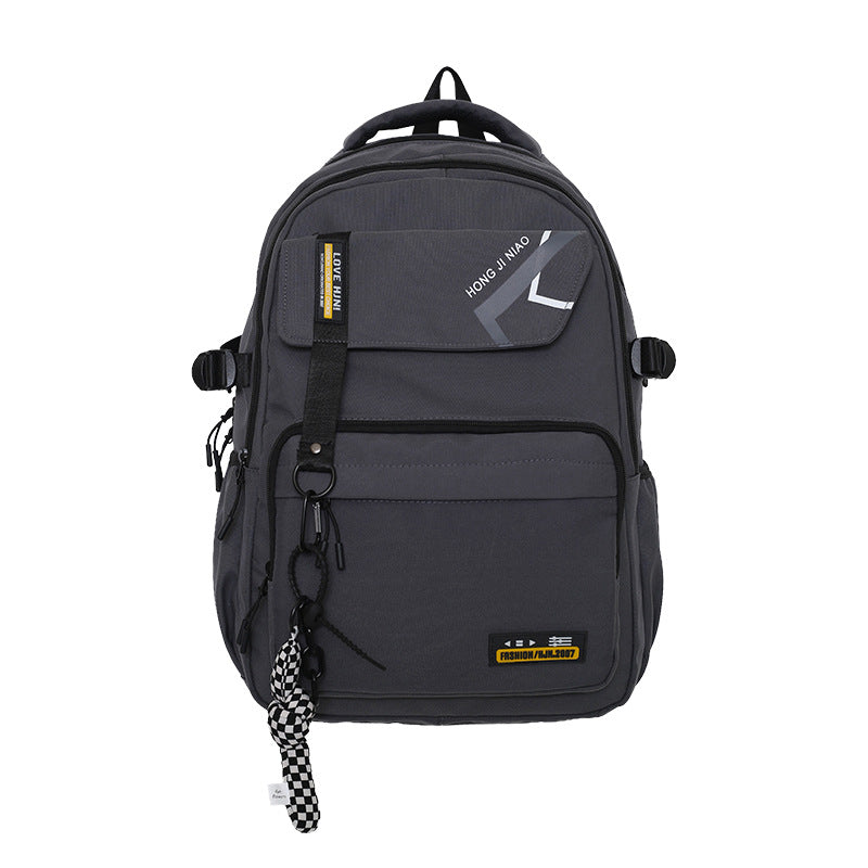 New backpack men's large-capacity outdoor leisure travel bag computer bag men's backpack student schoolbag delivery