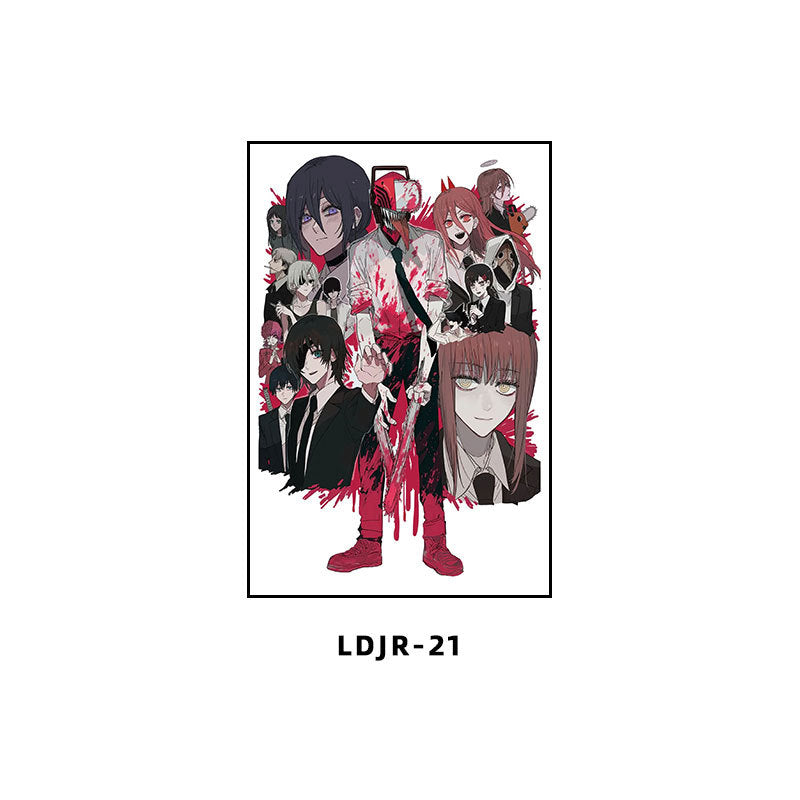 Chainsaw Man Decorative Painting Dianji Hayakawa Autumn Chainsaw Man Poster Hanging Painting E-sports Room Bedroom Anime Second Dimensional Mural