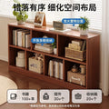 Bookshelf storage rack simple floor-standing wall-mounted storage cabinet rental house multi-layer living room for home bedroom small bookcase