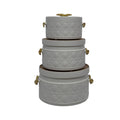 Export hot selling food warmer 3pcs sealed and leak-proof 1.0l2.5l4l large capacity insulated lunch box tableware