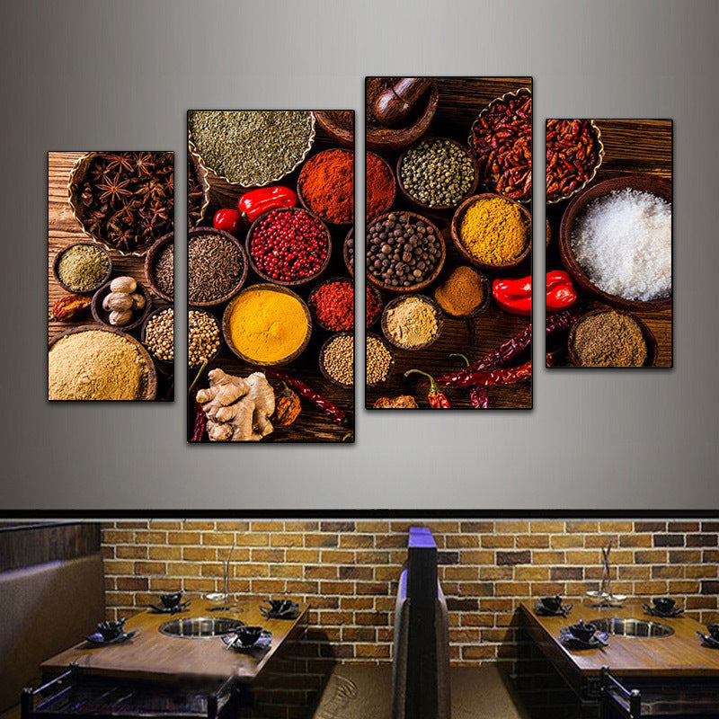 Hotel wall decoration painting Sichuan cuisine Hunan restaurant fast food restaurant box mural restaurant catering hot pot restaurant room painting