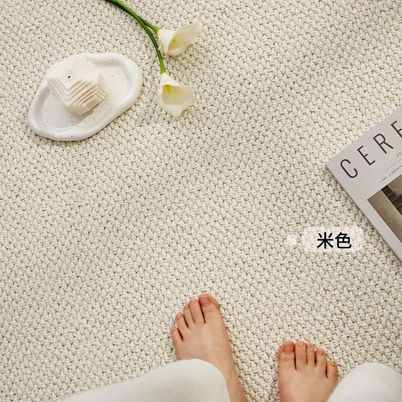 Imitation sisal anti-cat scratching carpet living room photo studio bedroom bedside japanese style tatami pure color linen photo mat
