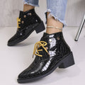 spring/autumn new arrival: plus-size women's leather heeled boots for cross-border e-commerce. sizes 36-43 available. wholesale options available. dropshipping to  and