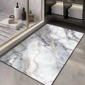 marble pattern diatom mud floor mat for home bathroom door absorbent mat non-slip mat bathroom quick-drying foot mat