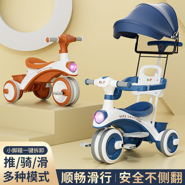 25 New bicycle bicycle stroller pedal toy car baby girl boy sliding baby walker children tricycle