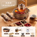 [tea making + roasted milk 18-piece set] lingyue cup tea making by the stove