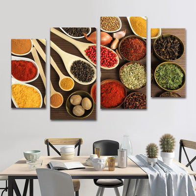 Hotel decorative painting hot pot restaurant box hanging painting creative restaurant barbecue shop seasoning wall background mural