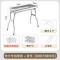 Bbq grill home outdoor portable foldable camping stainless steel bbq rack bbq manufacturer wholesale charcoal grill