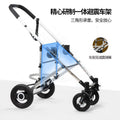 High-view baby stroller - reclining, reversible, lightweight, foldable, four-wheel pram for newborns and infants