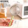 304 stainless steel 9-bead sieve spoon flour soy milk juice filter baking milk tea food supplement colander wholesale